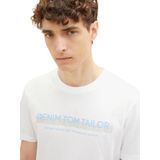 Tom Tailor Denim - 1037653 - T-Shirt - Wit - Slim Fit