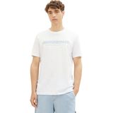 Tom Tailor Denim - 1037653 - T-Shirt - Wit - Slim Fit