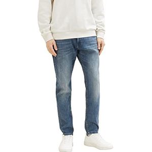 Tom Tailor - 10127 - Jeans - Denim Blauw - Taps Toelopende Pasvorm, 20% Gerecycled Polyester