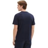 Effen T-shirt - Klein Logo - Korte Mouwen - Biologisch Katoen