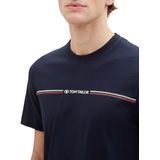 Effen T-shirt - Klein Logo - Korte Mouwen - Biologisch Katoen