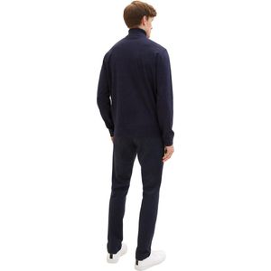 Chino Broek - Zwart - Piqué-Stof - Slim Fit