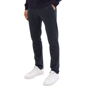 TOM TAILOR - 1037546 - Joggingbroek - Blauw - Slim Fit Piqué met Elastische Tailleband