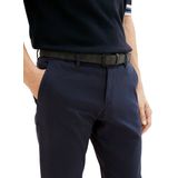 TOM TAILOR - 32284 - Chino Broek - Wit - Stretch Piqué, Slim Fit, Normale Taillehoogte