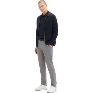 TOM TAILOR Herenbroek - Navy - Gebreid Materiaal - Normale Pasvorm