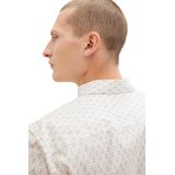 Tom Tailor - Casual Overhemd - Blauw - Stretch - Slim Fit