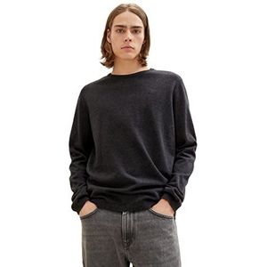 TOM TAILOR Denim Herentrui, 10617 - Black Grey Melange, S