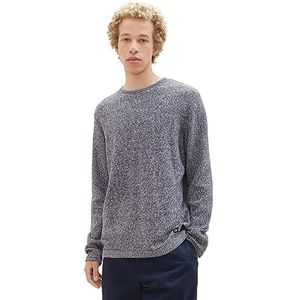 TOM TAILOR Denim Herentrui, 30998 - Navy White Mouline, XXL