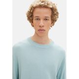 Tom Tailor - Gebreide Trui - Effen Kleur - Normale Pasvorm - Lange Mouwen