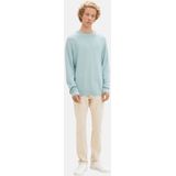 Tom Tailor - Gebreide Trui - Effen Kleur - Normale Pasvorm - Lange Mouwen
