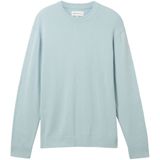 Tom Tailor - Gebreide Trui - Effen Kleur - Normale Pasvorm - Lange Mouwen