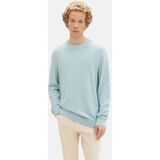 Tom Tailor - Gebreide Trui - Effen Kleur - Normale Pasvorm - Lange Mouwen