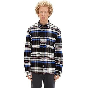 TOM TAILOR Denim Herenhemd, 33900 - Zwart Kleurrijk Check, XS