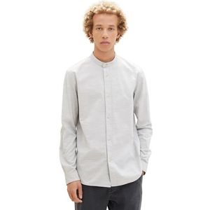TOM TAILOR Denim Herenhemd, 34411 - Off White Base Structure, XL