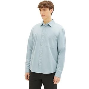TOM TAILOR Denim Herenhemd, 30463 - Dusty Mint Blue, 3XL