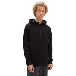 TOM TAILOR Denim T-shirt met lange mouwen voor heren, 29999 - Black, S