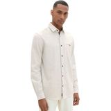 Tom Tailor - 1038762 - Overhemd - Heren - Lange Mouwen - Gemêleerd Dessin - Regular Fit - 100% Katoen