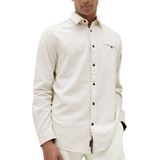 Tom Tailor - 1038762 - Overhemd - Heren - Lange Mouwen - Gemêleerd Dessin - Regular Fit - 100% Katoen