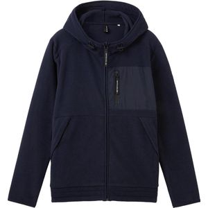 Tom Tailor, Heren, Jassen, Blauw, Maat: M Fleece,