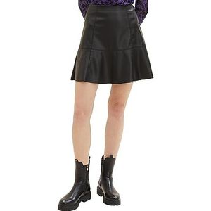 TOM TAILOR Denim Mini-rok voor dames, 14482 - Deep Black, XS