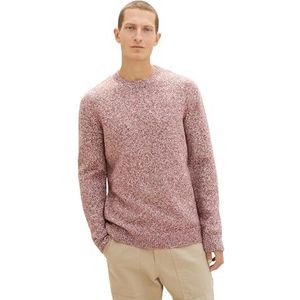 TOM TAILOR Herentrui, 34187 - Tawny Port White Twotone, XXL