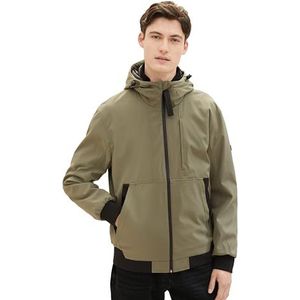 TOM TAILOR Denim Heren 1038927 Jas, 10415-Dusty Olive Green, XXL, 10415 - Dusty Olive Green, XXL