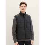 Tom Tailor - Light Weight Vest - Mouwloos - Met Opstaande Kraag - Gerecycled Polyester