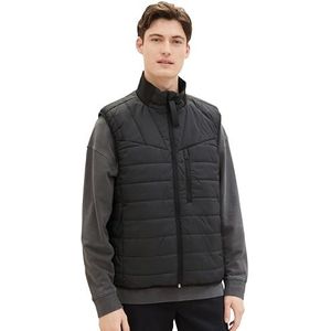 Tom Tailor - Light Weight Vest - Mouwloos - Met Opstaande Kraag - Gerecycled Polyester