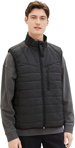 Tom Tailor - Light Weight Vest - Mouwloos - Met Opstaande Kraag - Gerecycled Polyester