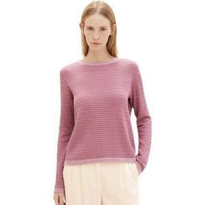 TOM TAILOR Damestrui, 34426 - roze donkerroze structuur, XXL
