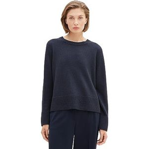 TOM TAILOR 1037785 dames sweatshirt, 10668 - Sky Captain Blue