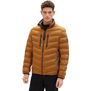 TOM TAILOR Heren 1038907 Jas, 25985-Deep Cognac, L, 25985 - Deep Cognac, L