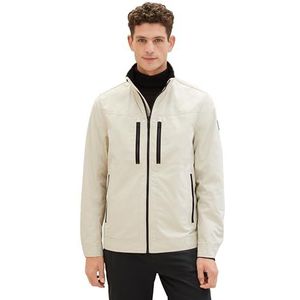 Tom Tailor, Heren, Jassen, Beige, Maat: 2XL