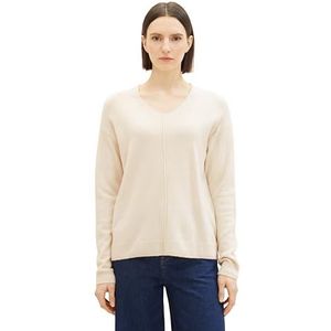 TOM TAILOR Damestrui, 28596 - Zacht Beige Melange, XS