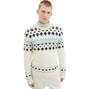 TOM TAILOR Denim Herentrui, 12906 - Wool White, M