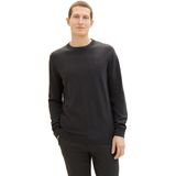 Tom Tailor - BASIC CREWNECK - Herenpullover - Effen - 100% Katoen