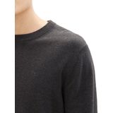 Tom Tailor - BASIC CREWNECK - Herenpullover - Effen - 100% Katoen