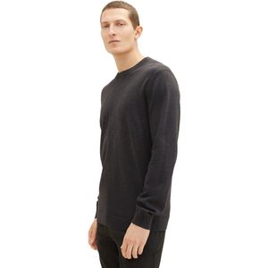 Tom Tailor - BASIC CREWNECK - Herenpullover - Effen - 100% Katoen