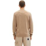 Tom Tailor - BASIC CREWNECK - Heren Pullover - Effen - 100% Katoen