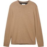 Tom Tailor - BASIC CREWNECK - Heren Pullover - Effen - 100% Katoen
