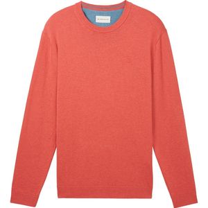 TOM TAILOR basic crewneck knit Heren Trui - Maat M