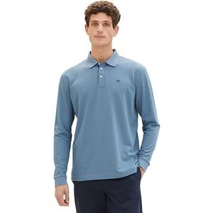 TOM TAILOR 1041086 Poloshirt voor heren, 35145 - Spring Lake Blue