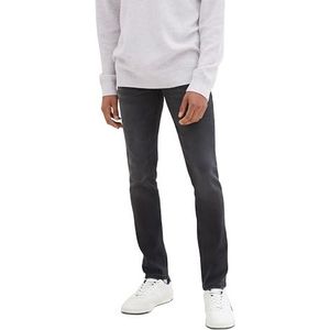 TOM TAILOR Herenjeans, 10250 - Gebruikte Dark Stone Black Denim, 34W / 30L