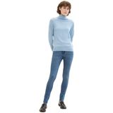 TOM TAILOR - Alexa - Jeans - Blauw Denim - Skinny Pasvorm - Mid Waist
