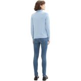 TOM TAILOR - Alexa - Jeans - Blauw Denim - Skinny Pasvorm - Mid Waist