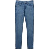 TOM TAILOR - Alexa - Jeans - Blauw Denim - Skinny Pasvorm - Mid Waist