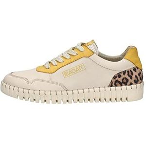 BAGATT Dames Penn Sneaker, beige/Multicolour, 41 EU, Beige Multicolour, 41 EU