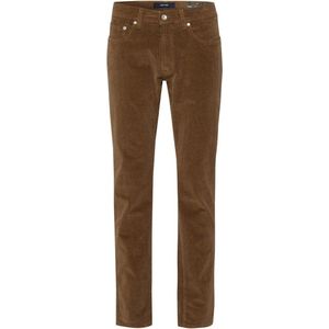 Pierre Cardin - Broek Lyon Future Flex Corduroy Bruin - Heren Modern-fit