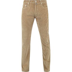 Pierre Cardin - Lyon - Herenbroek - Beige - 98% Katoen, 2% Elasthaan