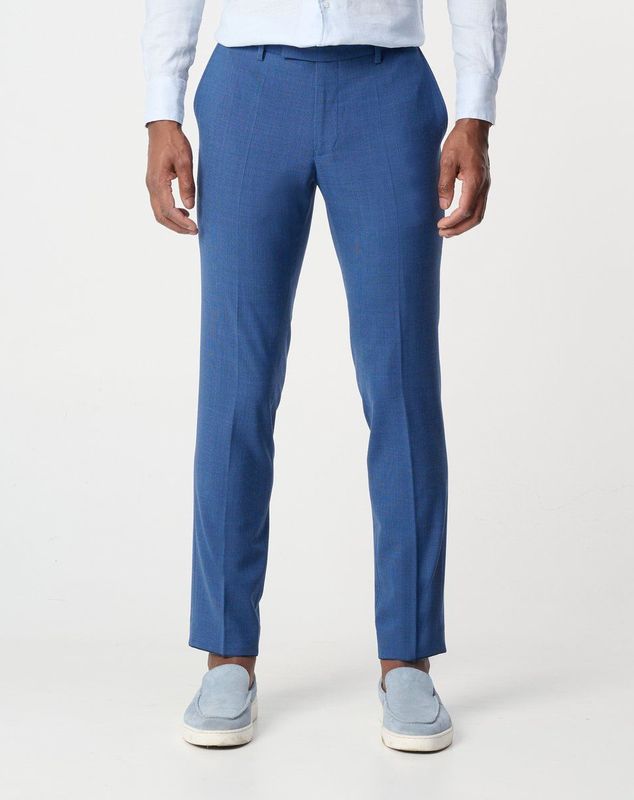 Pierre Cardin - Mix & Match Trousers - Blauw - Hoogwaardige Stoffen